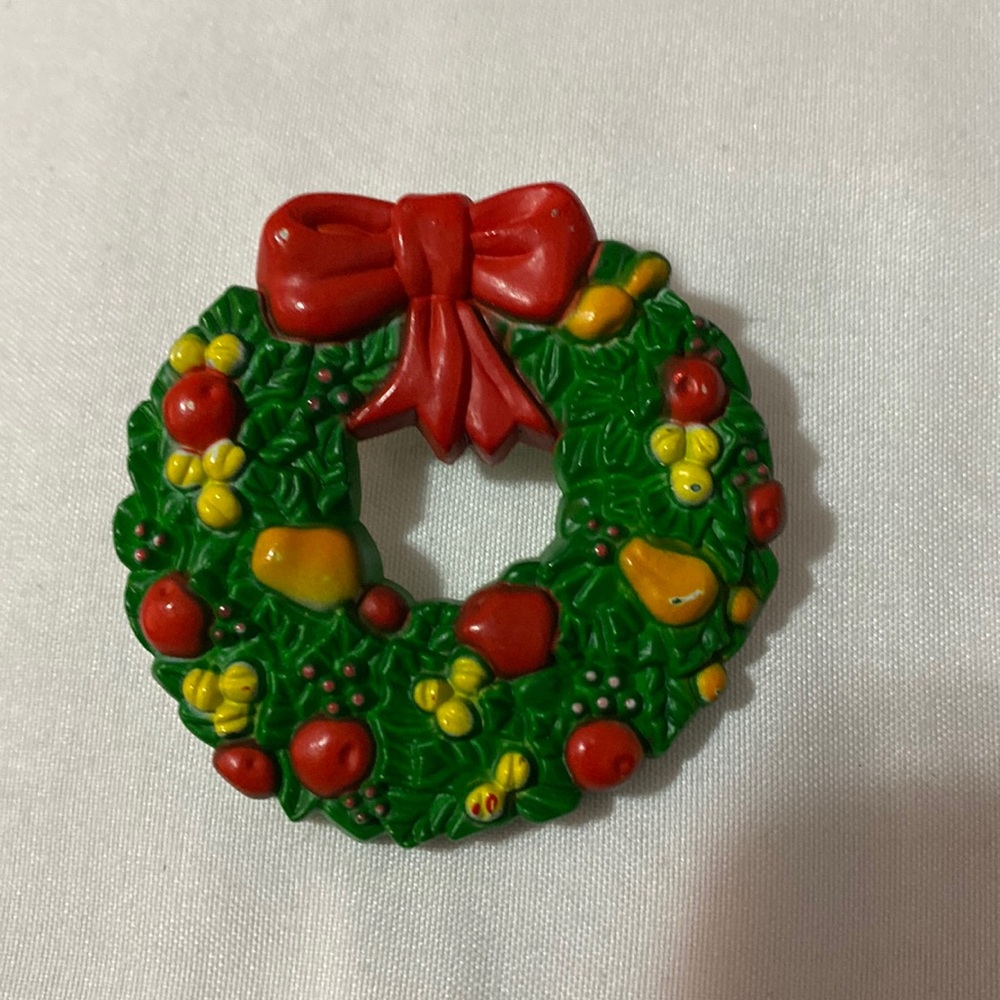 Christmas brooch wreath American Greetings - Picture 1 of 3